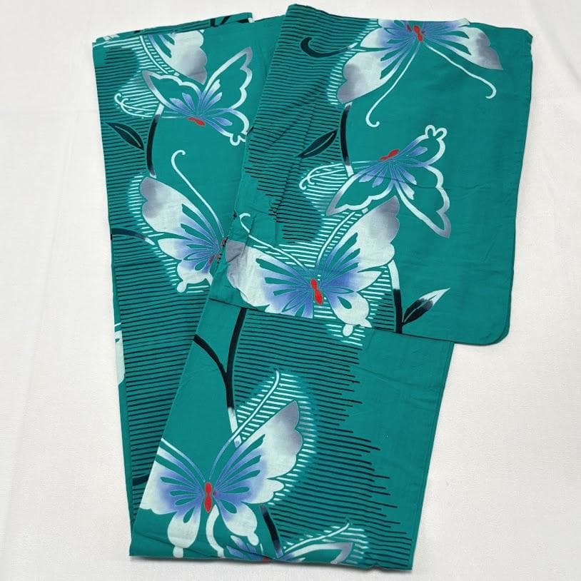 ゆりのはな　浴衣　女物　１０点　まとめ売り　着用可能～少々汚れ有り　綿　G708