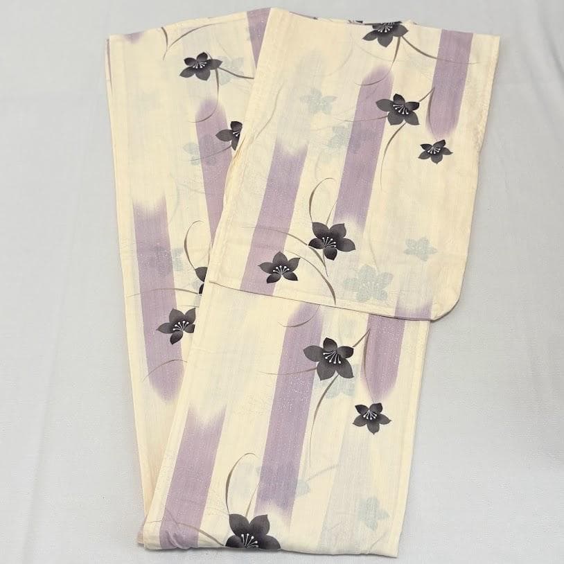 ゆりのはな　浴衣　女物　１０点　まとめ売り　着用可能～少々汚れ有り　綿　G708