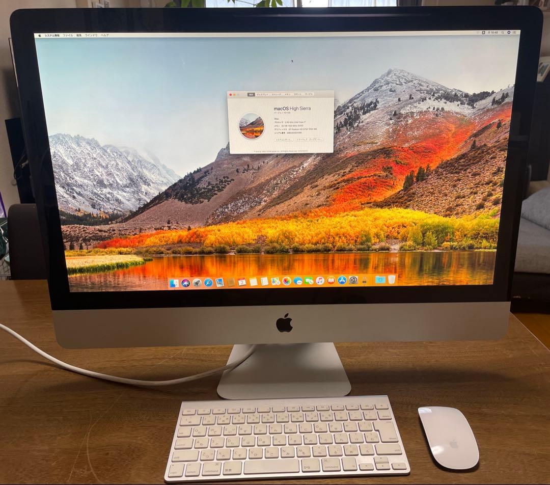 Apple iMac 2010 core i7 32GB 1TB 27インチ