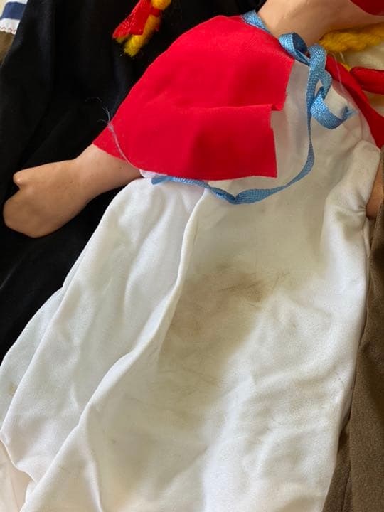 フランスアンティーク赤ずきんちゃんパペット　指人形　操り人形　劇場　紙芝居