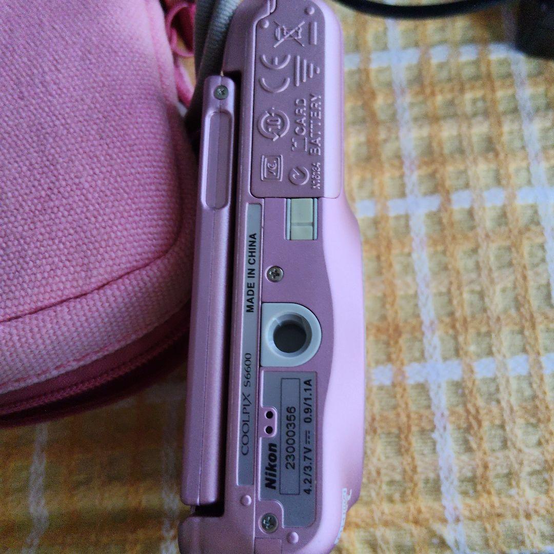 【自撮り＆Wi-Fi】Nikon COOLPIX S6600 ピンク 動作未確認