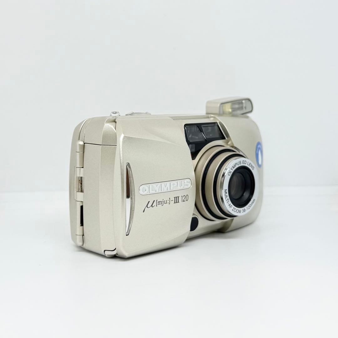 【完動美品】OLYMPUS μ -iii 120 フィルムカメラ 動作確認済み