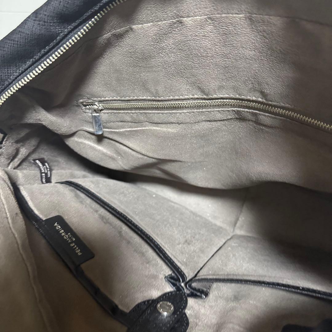 ⭐️極美品⭐️ペッレモルビダ　キャピターノ　レザー　ブラック　　ビジネスバッグ