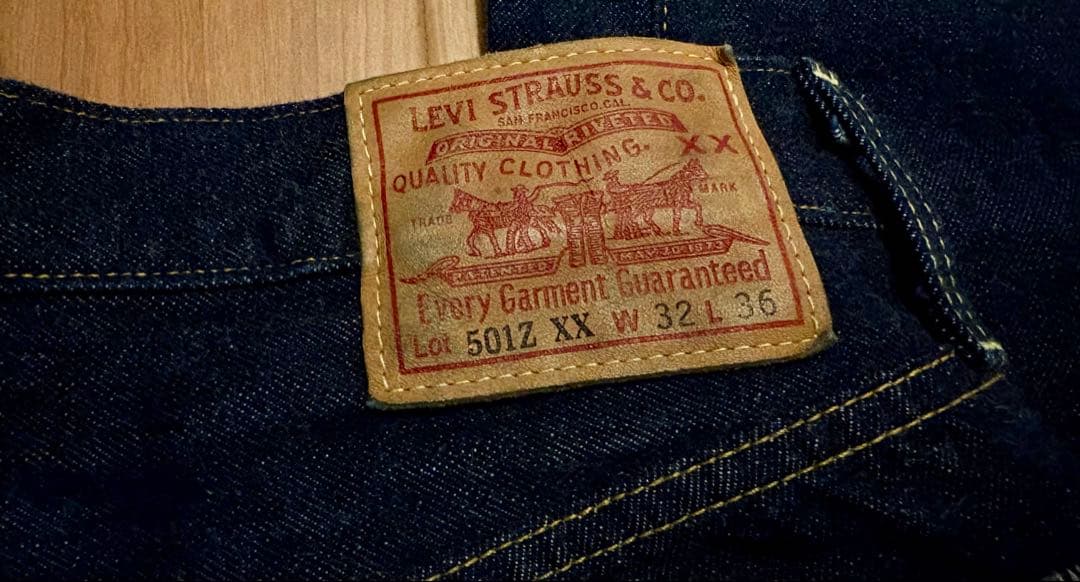 Levi's LVC 501ZXX USA製 濃紺 BIGE 赤耳 W32