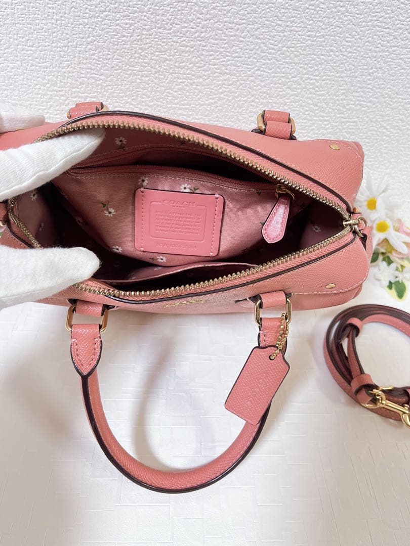 【極美品】コーチ ショルダーバッグ 2WAY ハンドバッグ ミニボストンバッグ