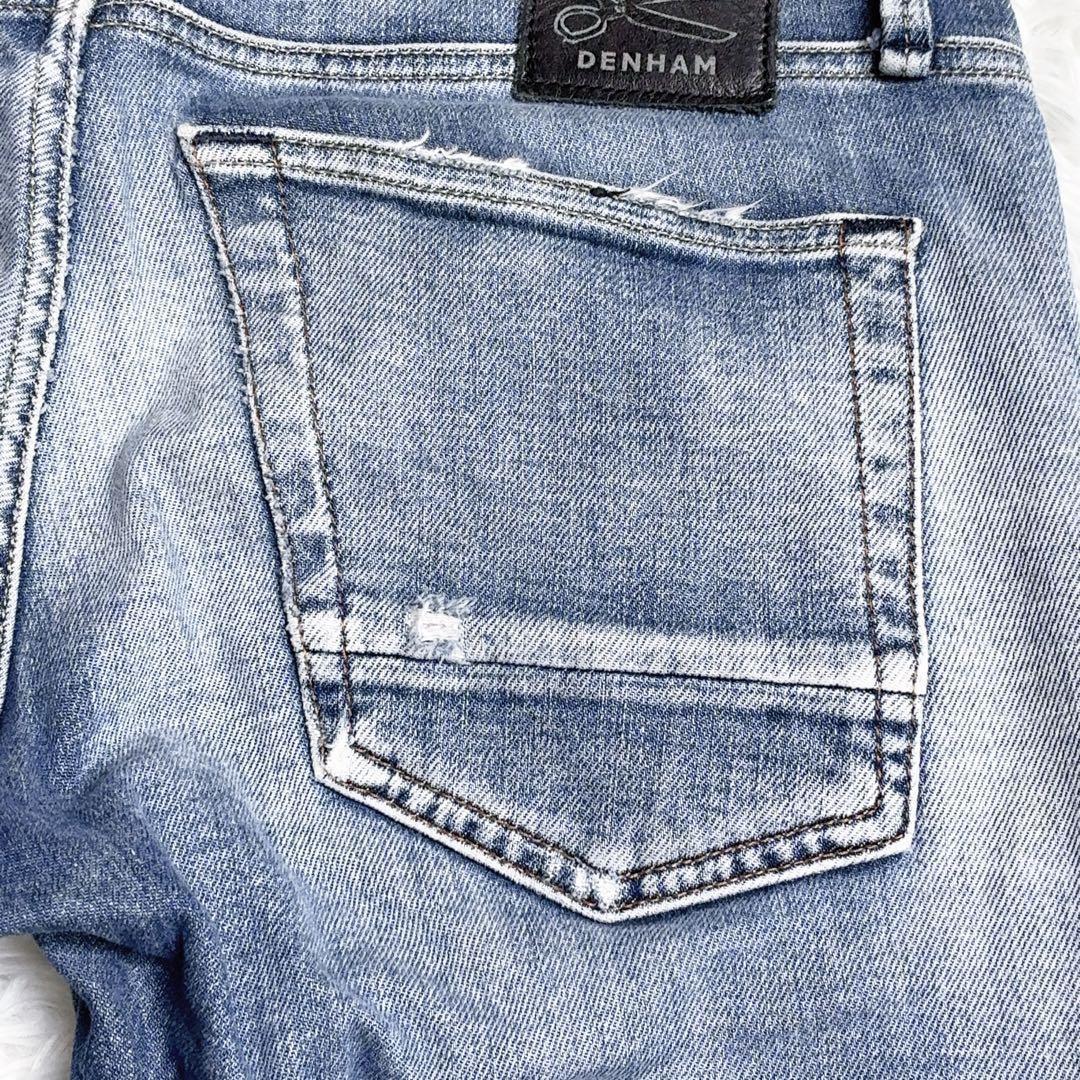 DENHAM レイザー スリムフィット W33 カンディアーニ ストレッチ 赤耳