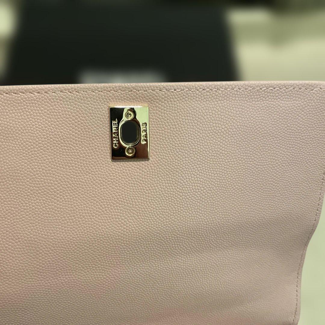 CHANEL ピンクレザー ショルダーバッグノベルティー