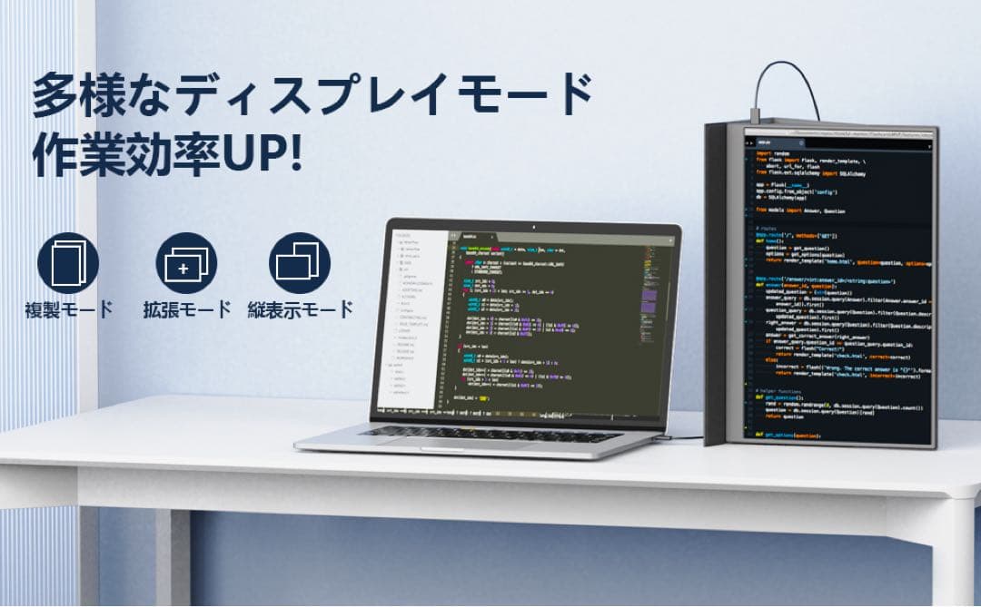 MagicRaven 14インチポータブルモニター1200P モバイルモニター