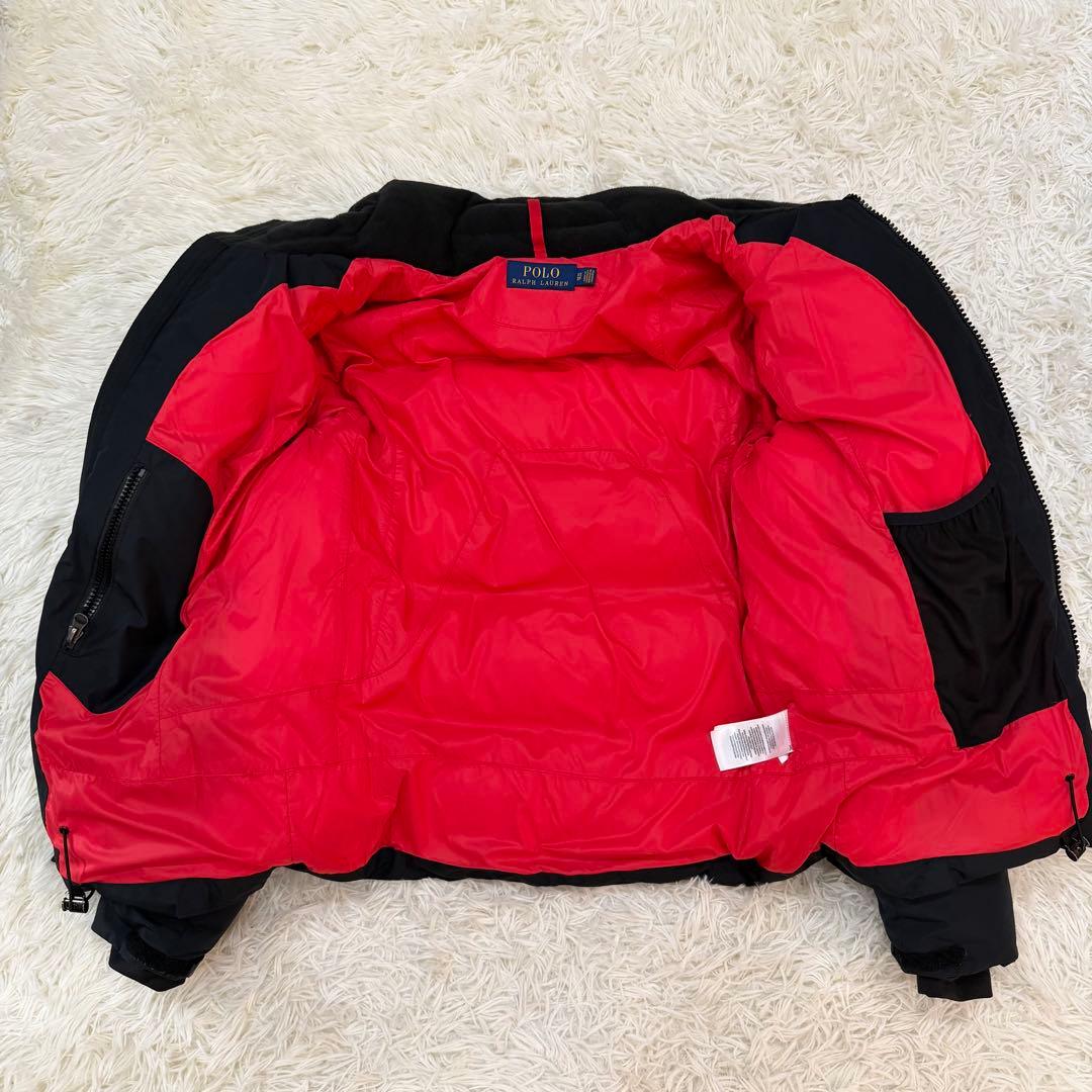 1951　ポロラルフローレン　ダウンジャケット　ビッグポニー　XS　黒　赤
