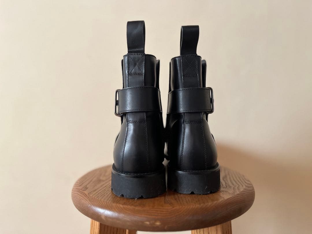 極美品 定価18万 2023新作 マーガレットハウエル レザーストラップブーツ