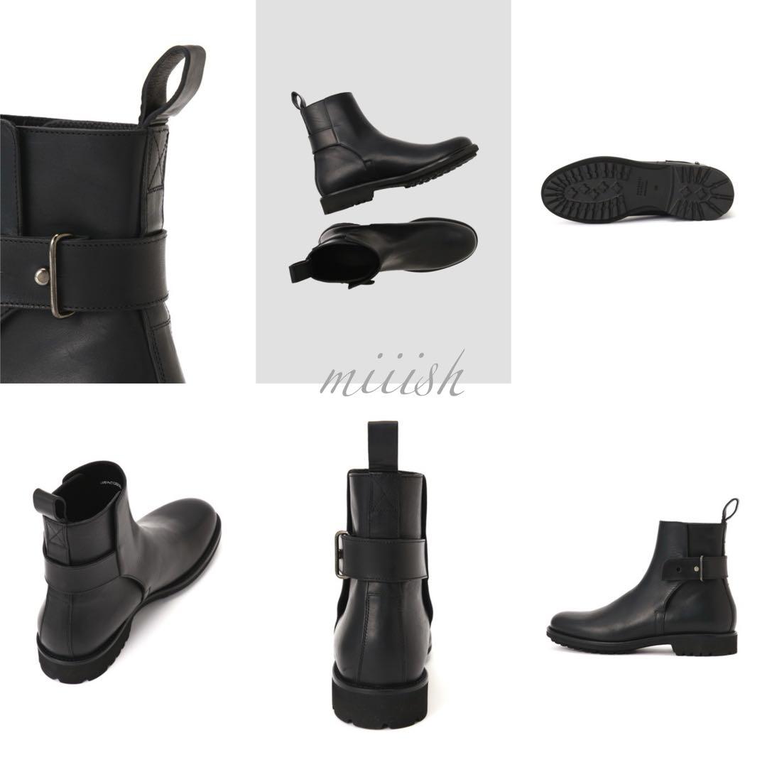 極美品 定価18万 2023新作 マーガレットハウエル レザーストラップブーツ