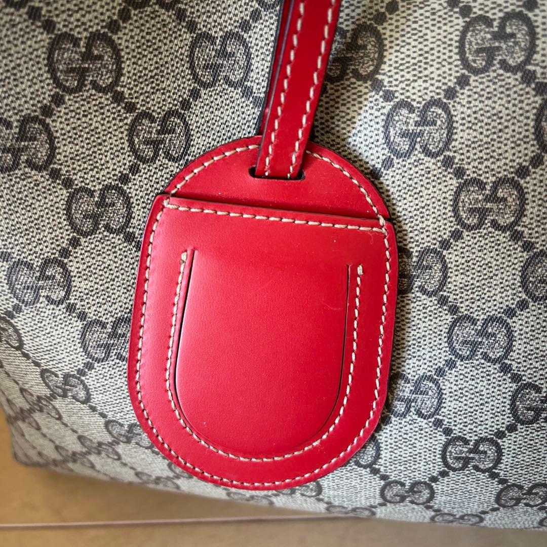 GUCCI ショルダーバッグ ベージュ/レッド