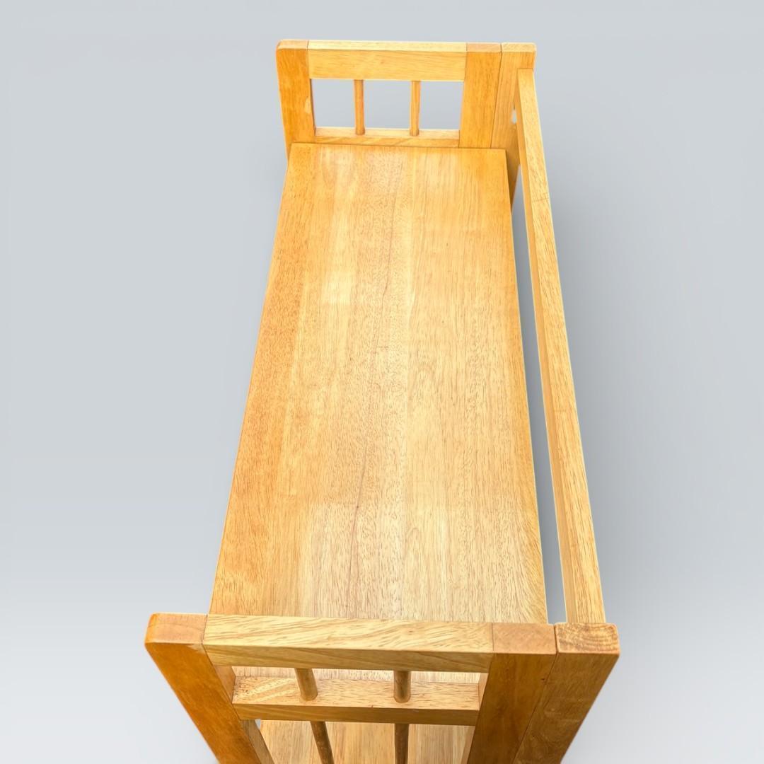 【最終価格】北欧風 天然木 折りたたみ ウッドラック 3段 シェルフ キャンプ