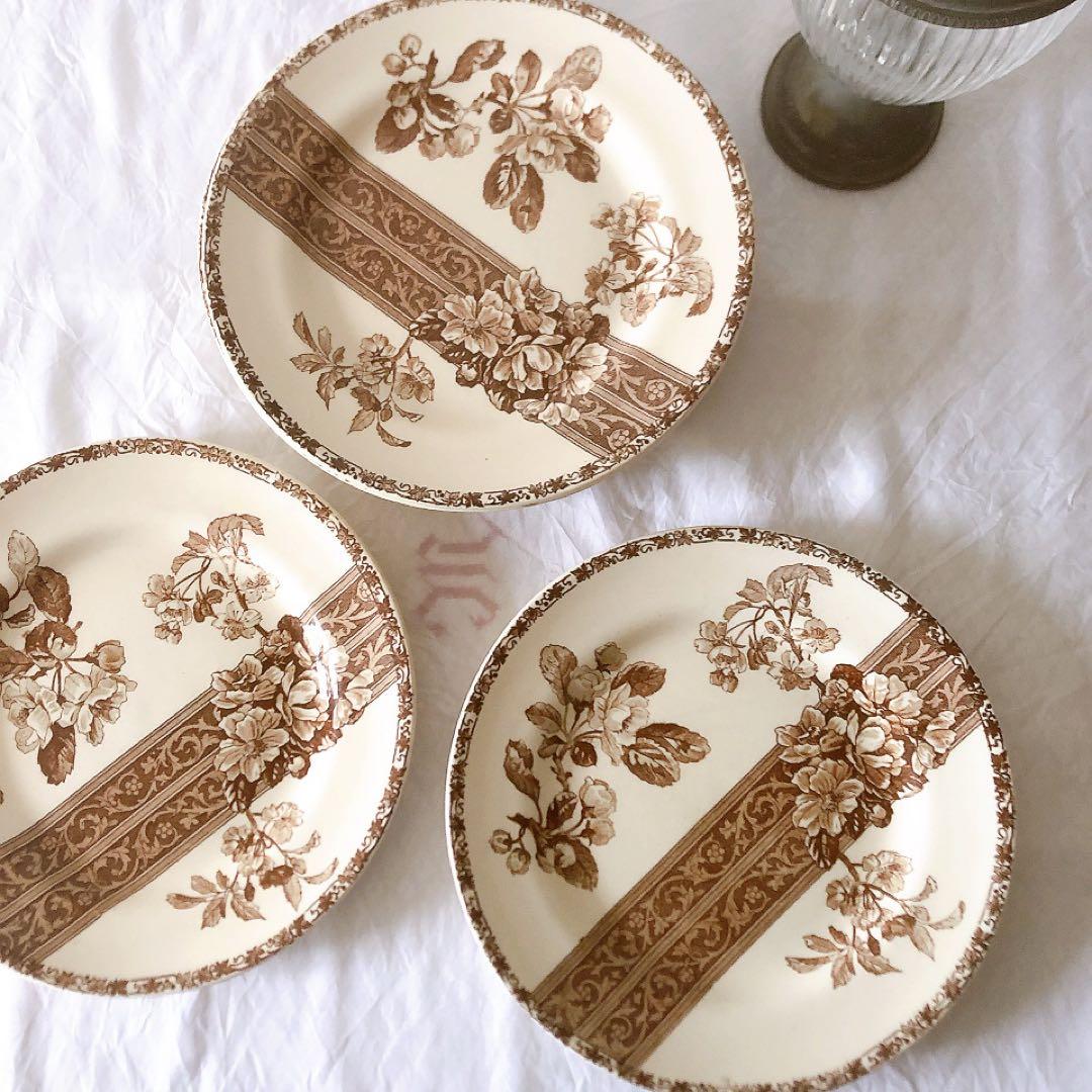 グランデポ　エミールブルジョワ　ディナープレート E フランスアンティーク食器