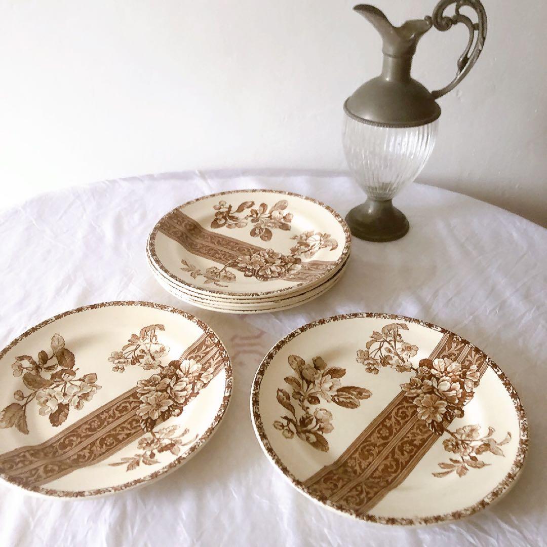 グランデポ　エミールブルジョワ　ディナープレート E フランスアンティーク食器