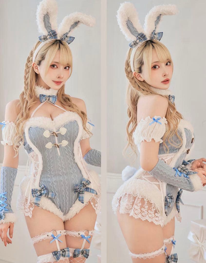 ゆ*け様 メルトニットバニー【Malymoon/マリームーン】【10204】　水