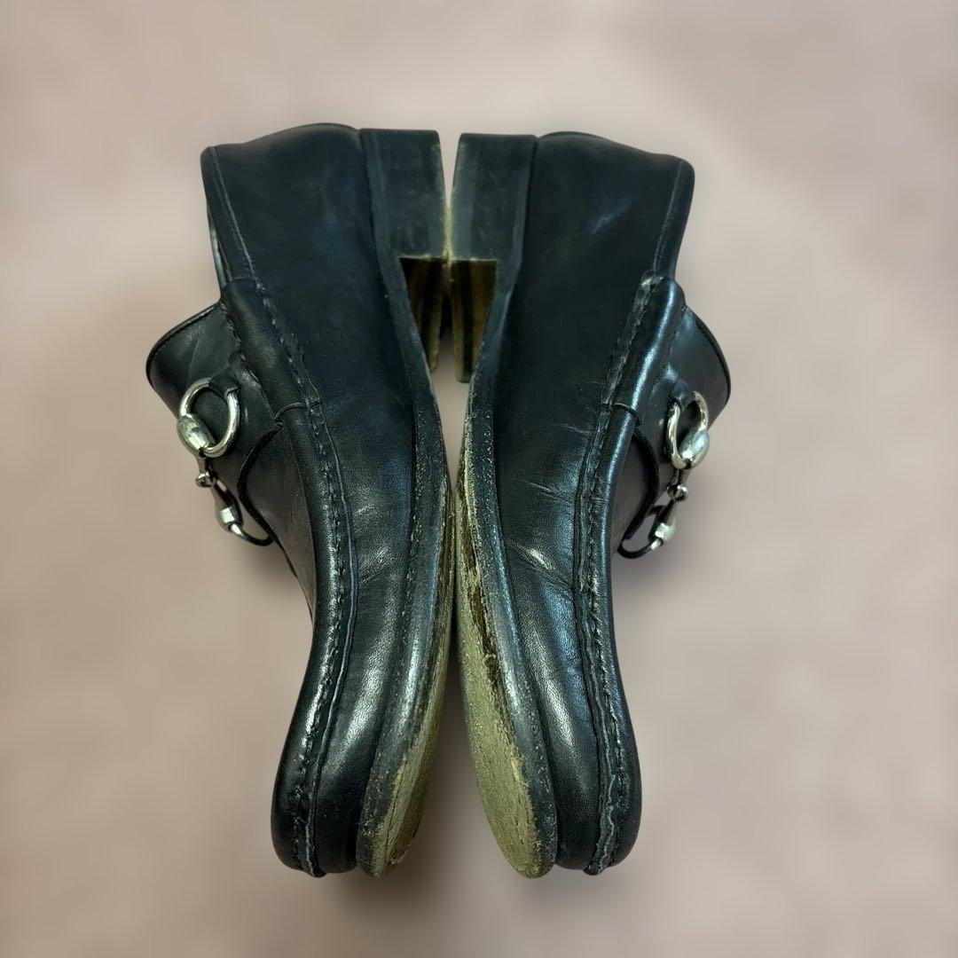 GUCCI ブラック ローファー 約27.0センチ　　　42E