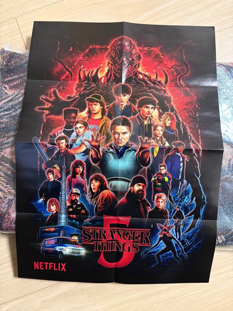 ストレンジャー・シングス ブランケット★ポスター付き