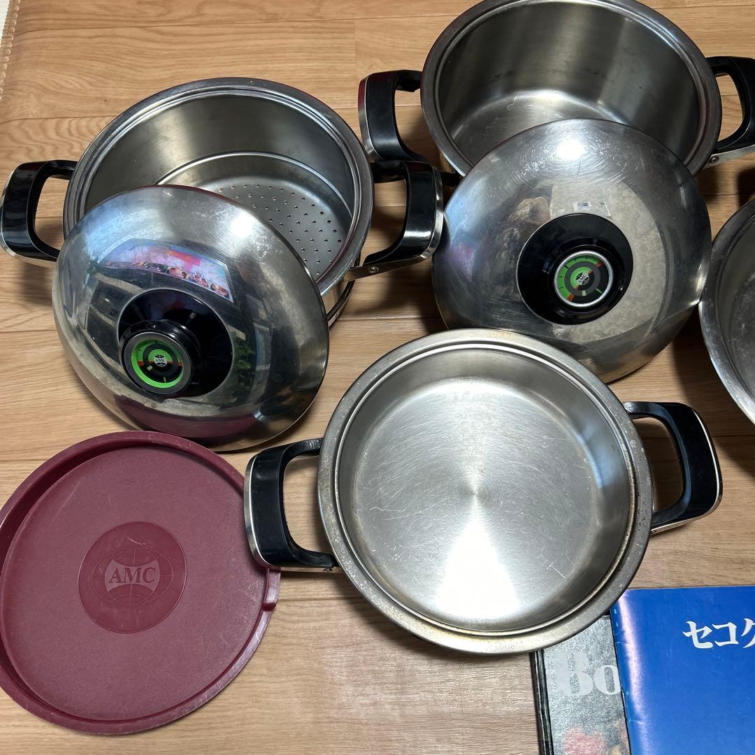 AMC ステンレス鍋・フライパンセット