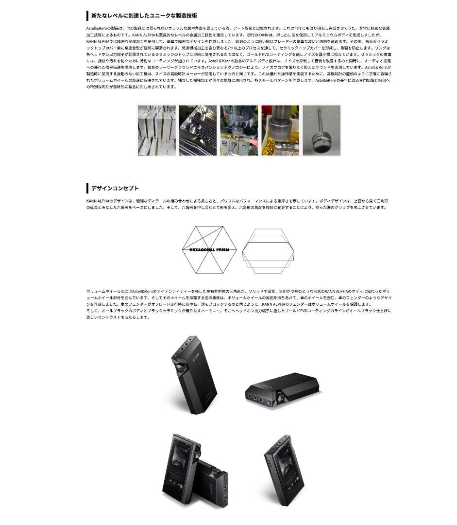 Astell&Kern KANN ALPHA + 別売 純正ケース