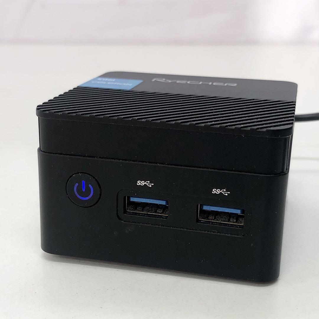 8AAM014 美品 RYECHER ミニPC R-MINI ブラック