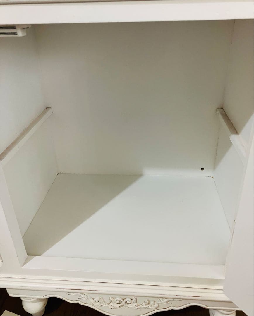 ★kino★ ベッドサイドキャビネット ホワイト