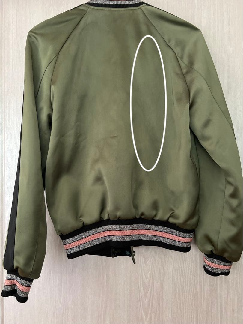 Coach コーチ オリーブグリーン リバーシブル スタジアムジャンパー