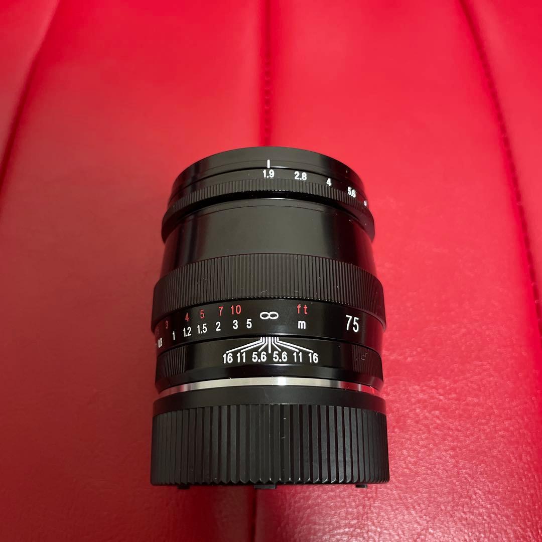 【sin様】ULTRON 75mm F1.9 SC VMレンズ