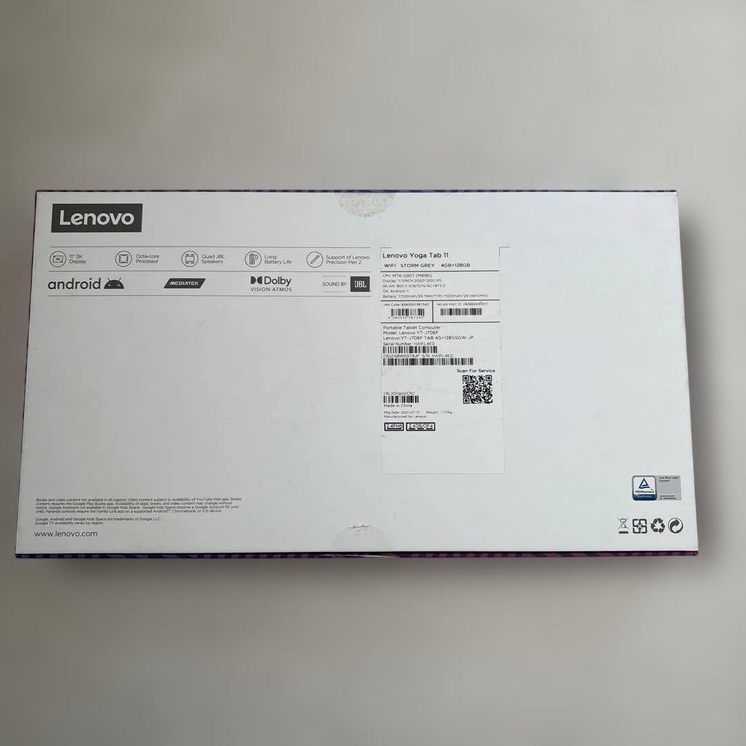Lenovo Yoga Tab 11 YT-J706F 128GB タブレット
