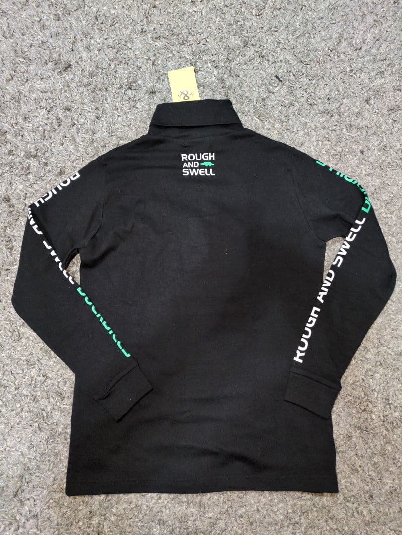 【新品未使用】★ROUGH AND SWELL★タートルネック S ブラック