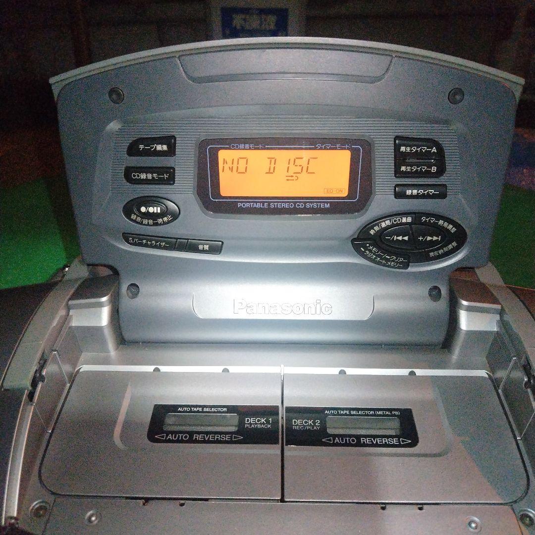 美品‼️Panasonic　RX-ED75　コブラトップ　ラジカセ