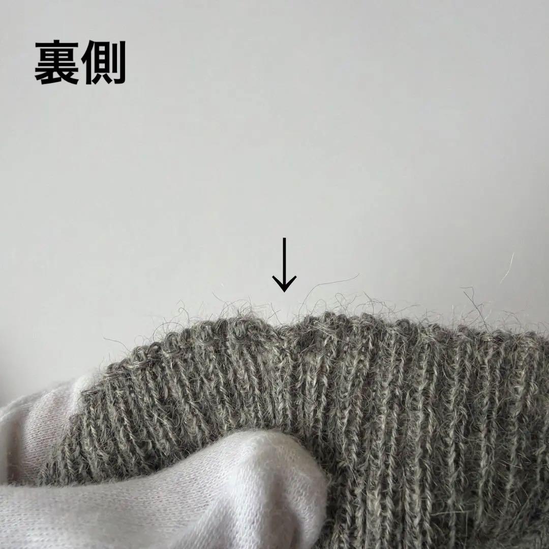 OLD レマメイヤー アルパカ リンクス Vネックセーター