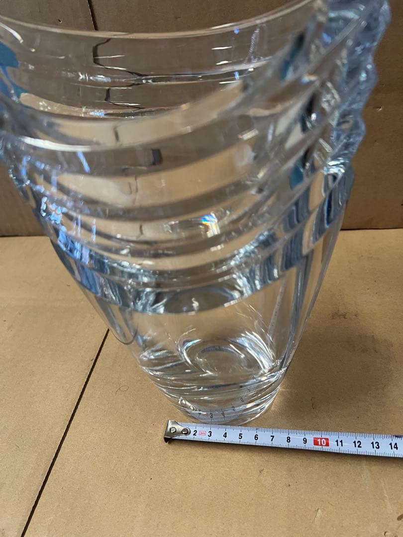 GLASSWORKS NARUMI 花瓶25cm ヘリオス