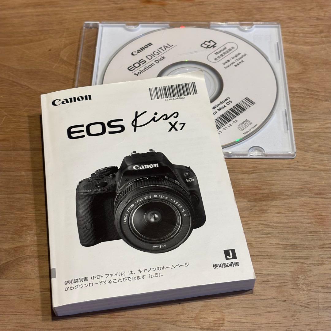 【動作確認済】Canon EOS Kiss X7ダブルズームキット