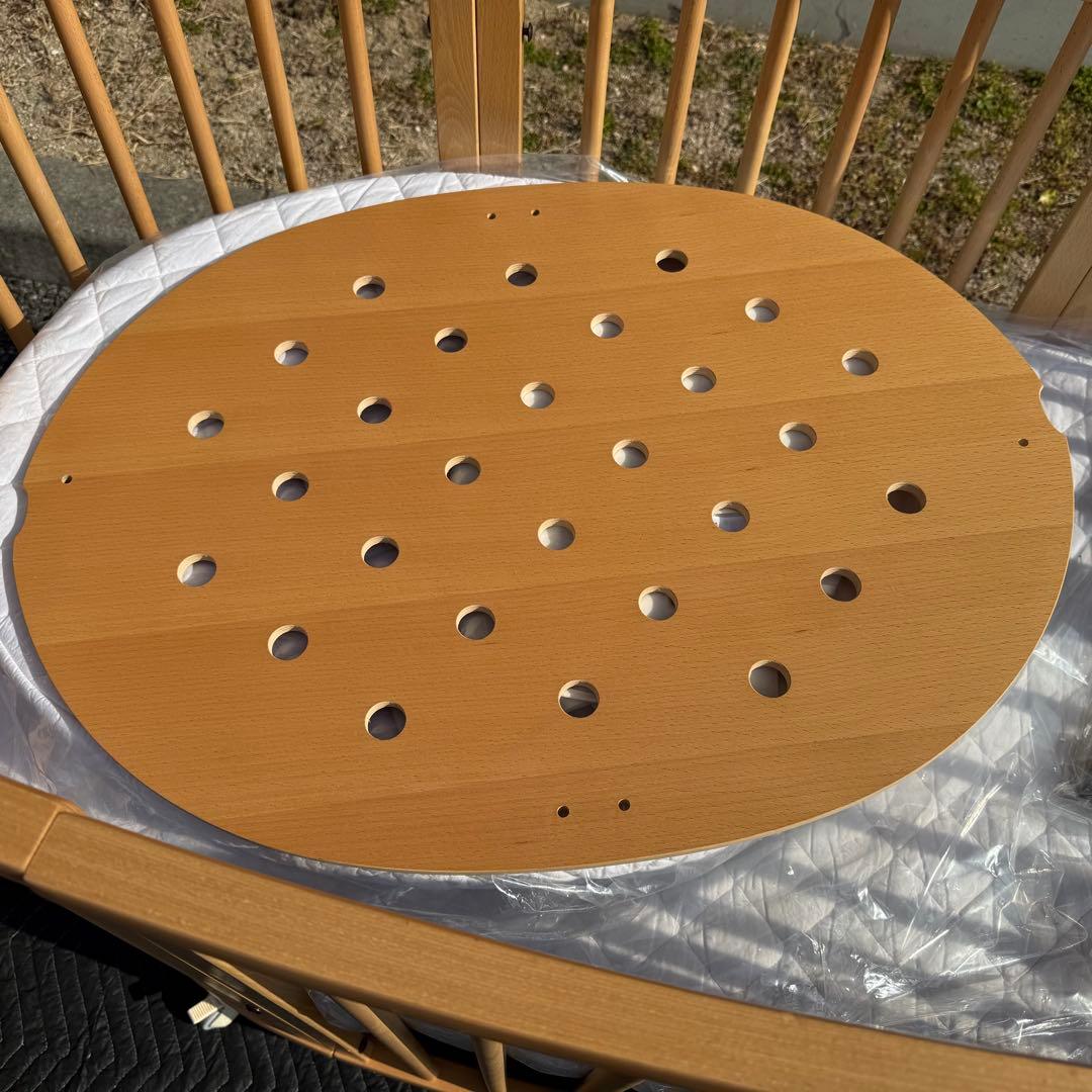 ② ストッケ スリーピー ベビーベッド 木製 ナチュラル V2