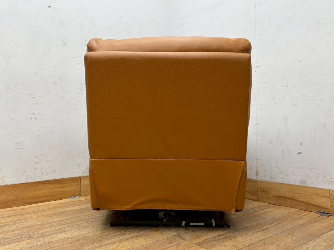T7962☆美品☆NITORI☆ニトリ☆本革☆電動リクライニングソファ☆一人掛け