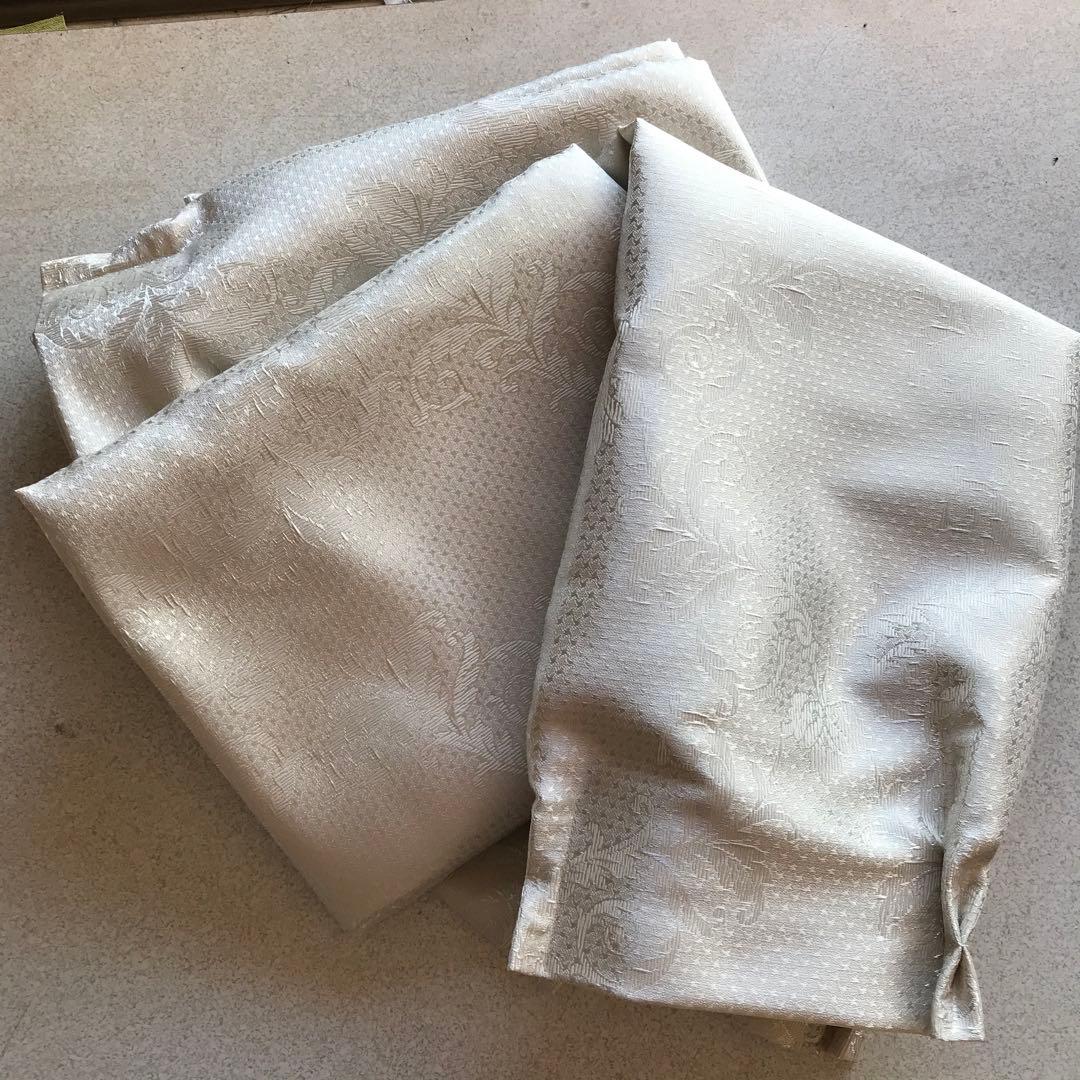 カーテン　幅200cm×丈220cm2枚　ダマスク