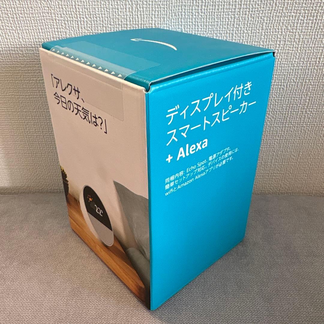 【新品】Echo Spot ディスプレイ付きスマートスピーカー