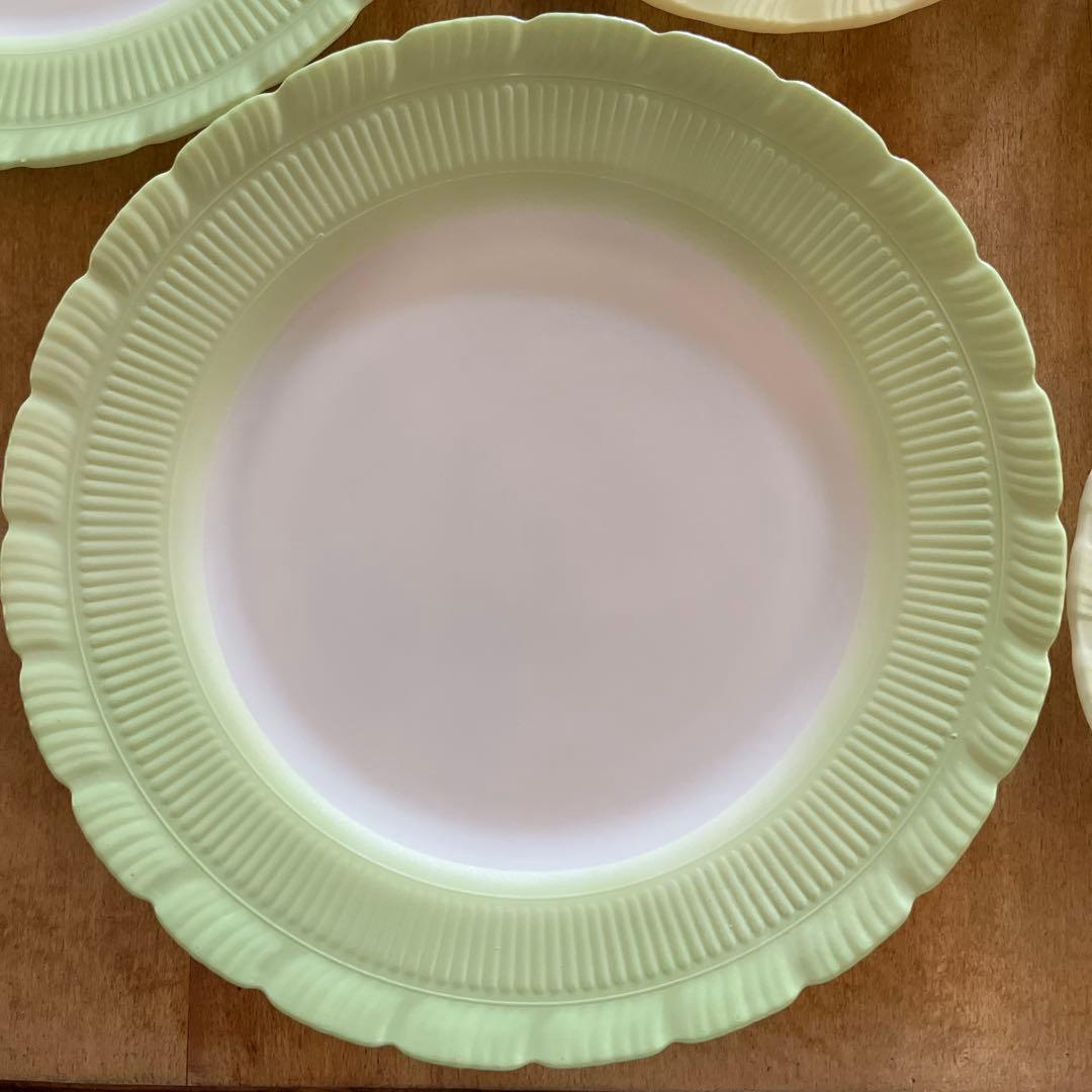 アメリカ　ビンテージ　マクベスエバンス　クレマックス　プレート　大小7枚組