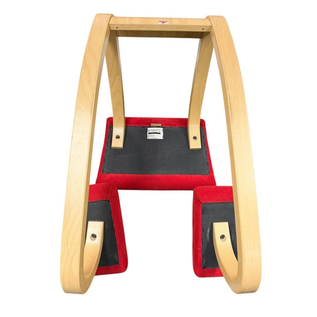 極美品 VARIER バリエール Stokke バランスチェア レッド