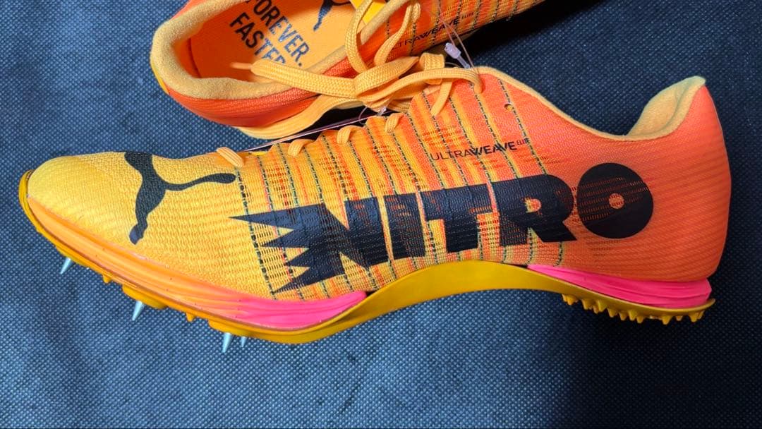 25.5cm プーマ エヴォスピード 400ニトロ 2 短距 離用陸上スパイク