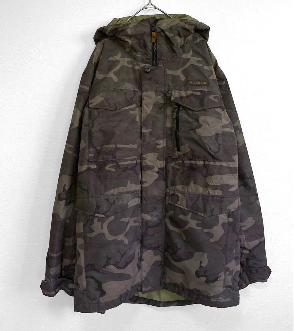 バートンBURTONスノーボドウェア　スノボ　メンズ　上下セット　カモフラ