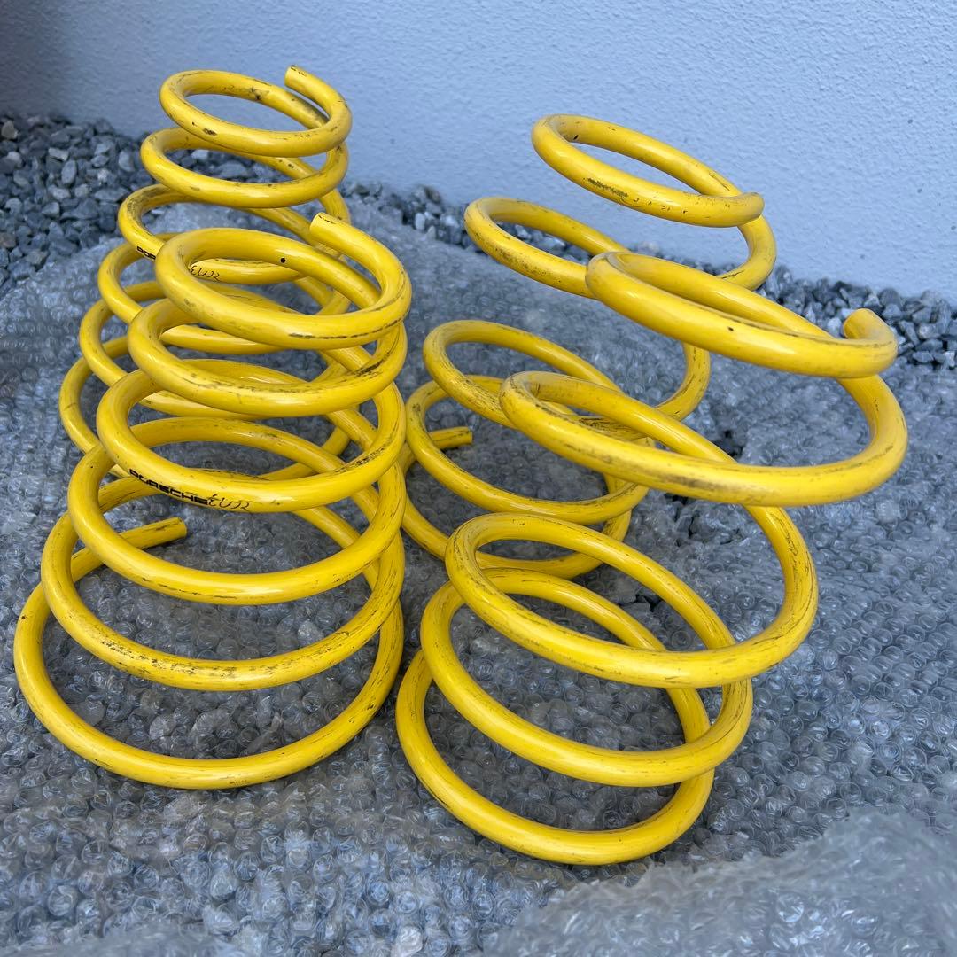 PORSCHE 986ボクスターEUR ローンダウンサス　イエロー 4本セット