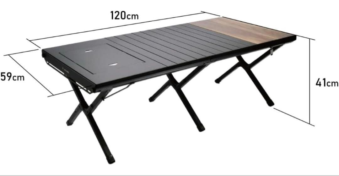 ラーテルワークス　ウッドパネルテーブル 120cm