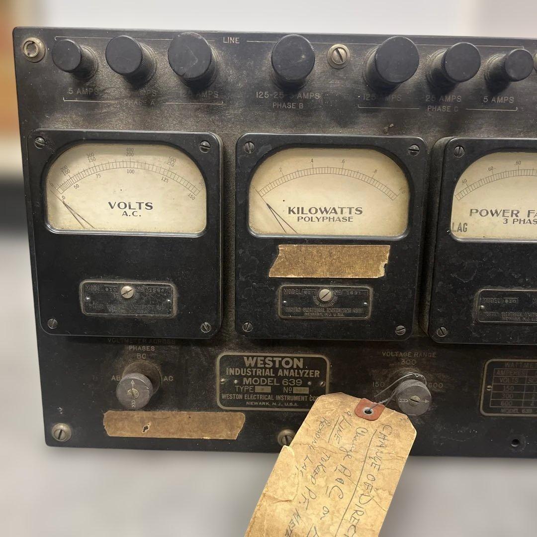 その他 WESTON INDUSTRIAL ANALYZER MODEL 639