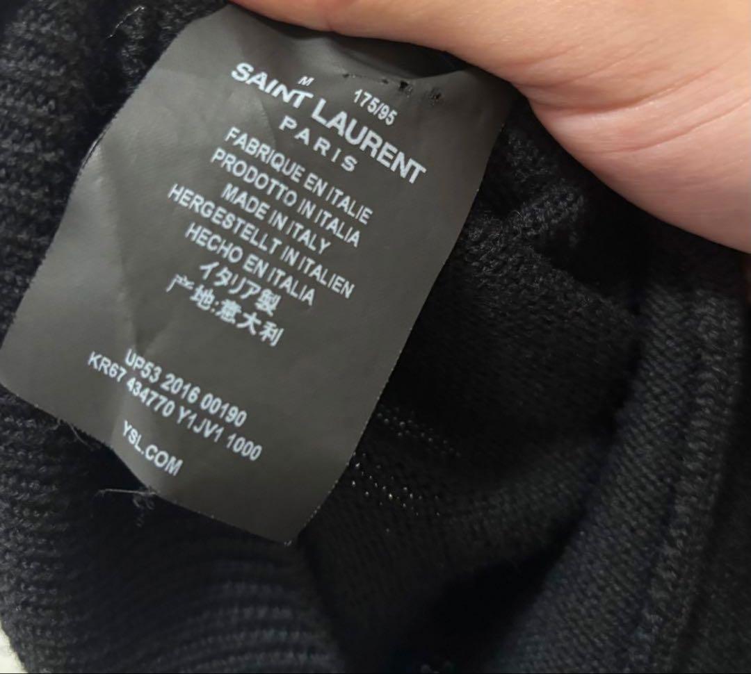 サンローランパリ　エディ期　ニットセーター　M