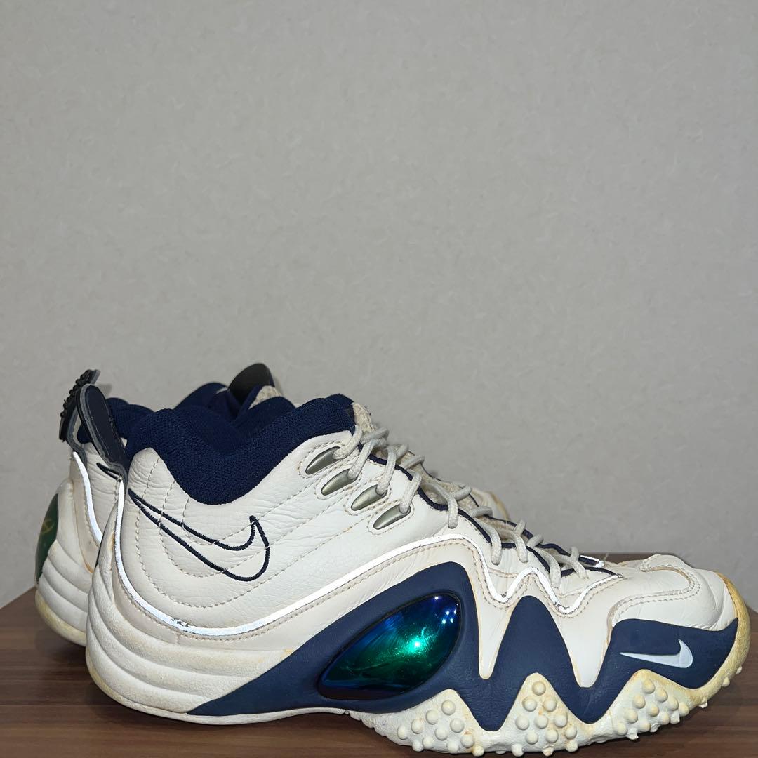 エアズームフライト５　田臥　能代工業　ホワイト／ネイビー