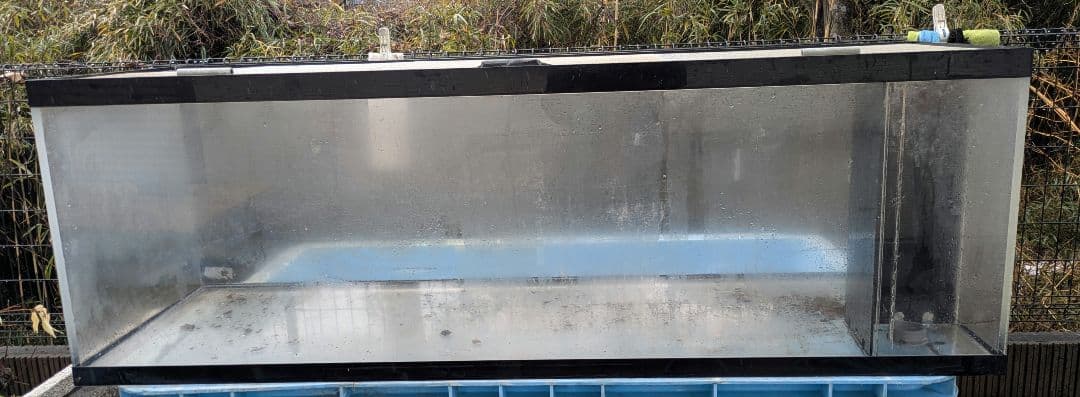 引取限定 1800アクリル水槽 オーバフロー