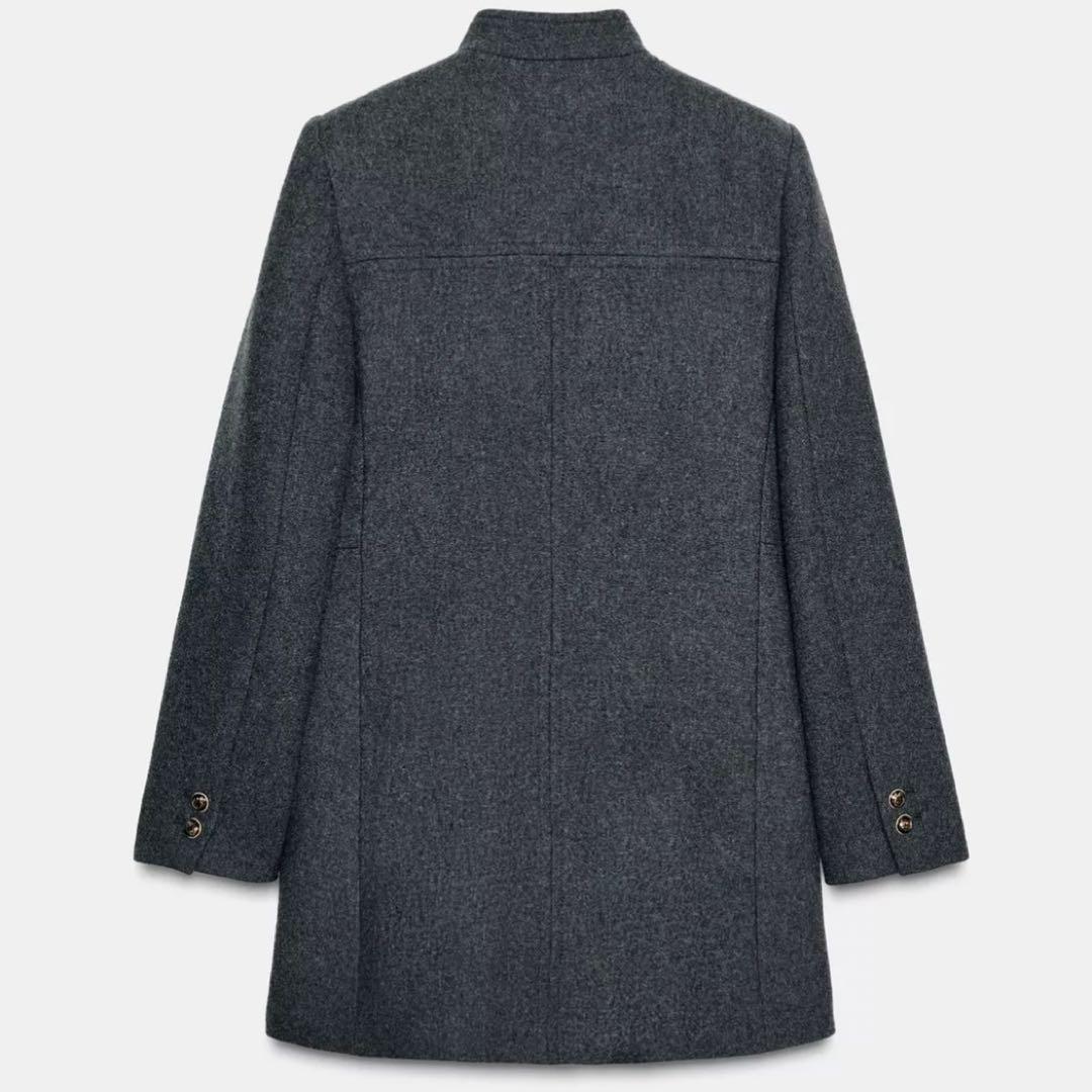 ZARA ザラ　ウールダブルブレストコート　L