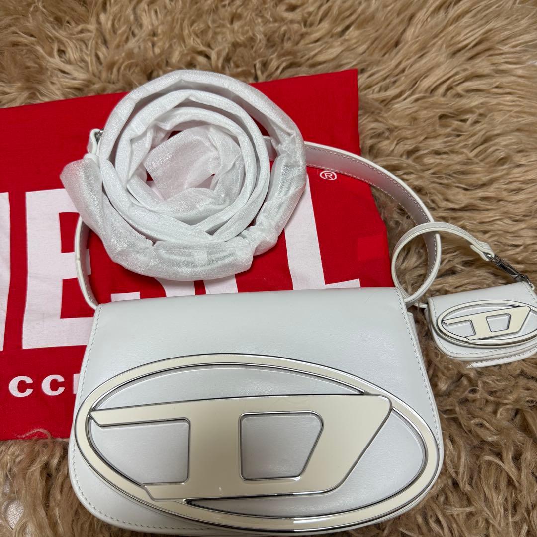 DIESEL ホワイト ショルダーバッグ